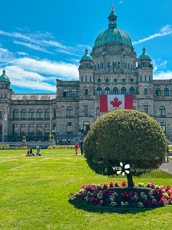 加拿大不列颠哥伦比亚省议会大厦，又称立法大楼图片素材