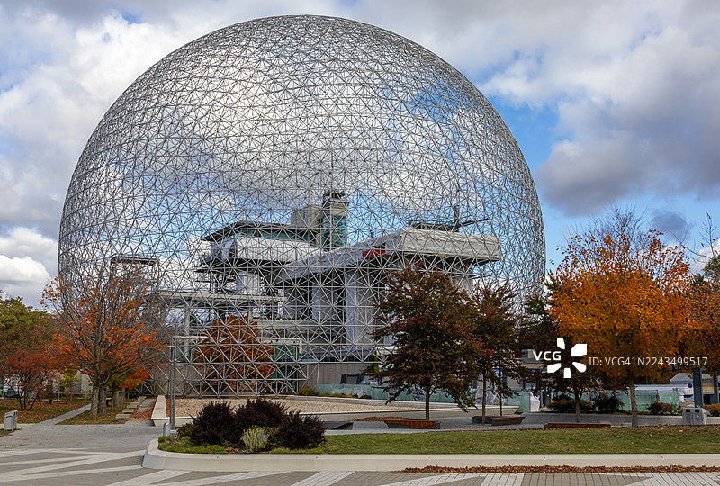 生物圈，蒙特利尔，魁北克，加拿大图片素材