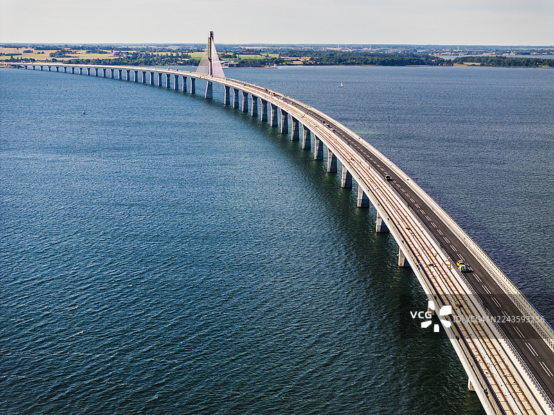 丹麦沃丁堡的新斯托斯特罗姆桥图片素材