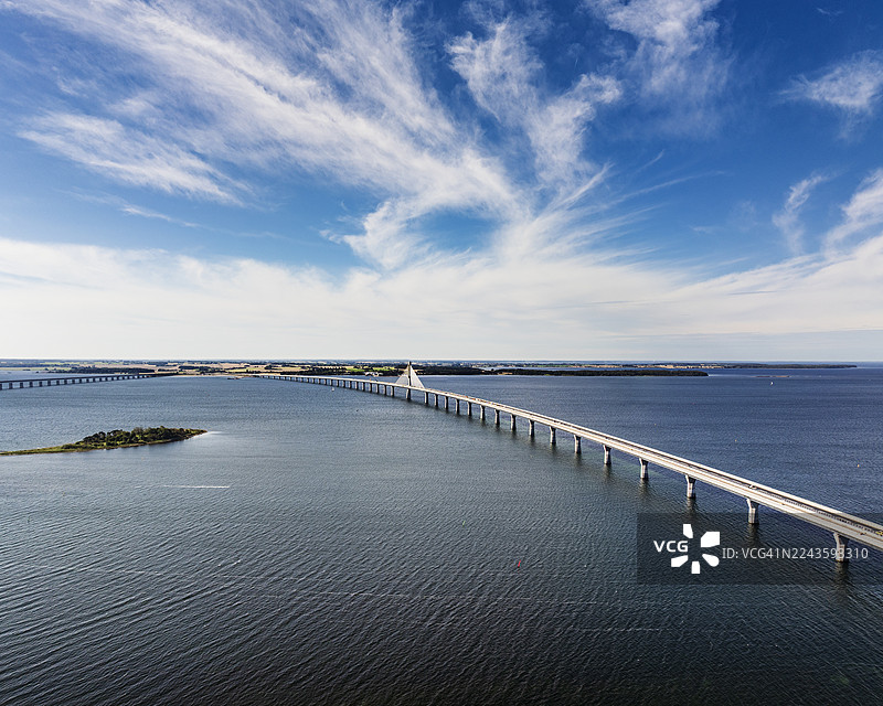 丹麦沃丁堡的新斯托斯特罗姆桥图片素材