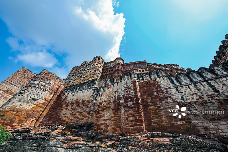 梅兰加尔堡，焦特布尔，拉贾斯坦邦，印度图片素材