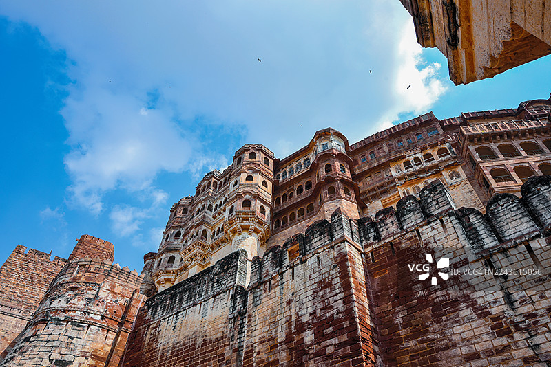 梅兰加尔堡，焦特布尔，拉贾斯坦邦，印度图片素材