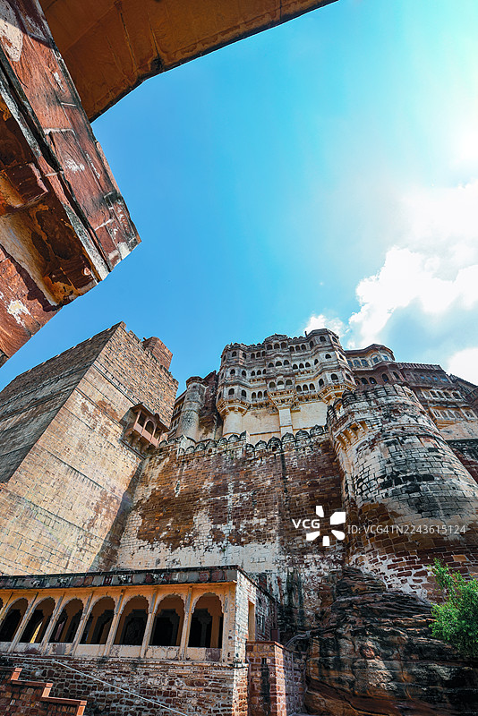 梅兰加尔堡，焦特布尔，拉贾斯坦邦，印度图片素材