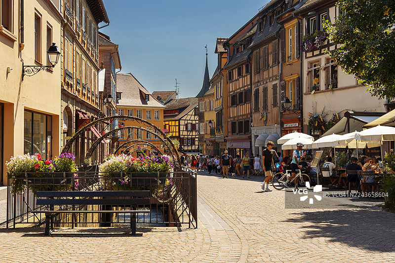 科尔马，阿尔萨斯，法国图片素材