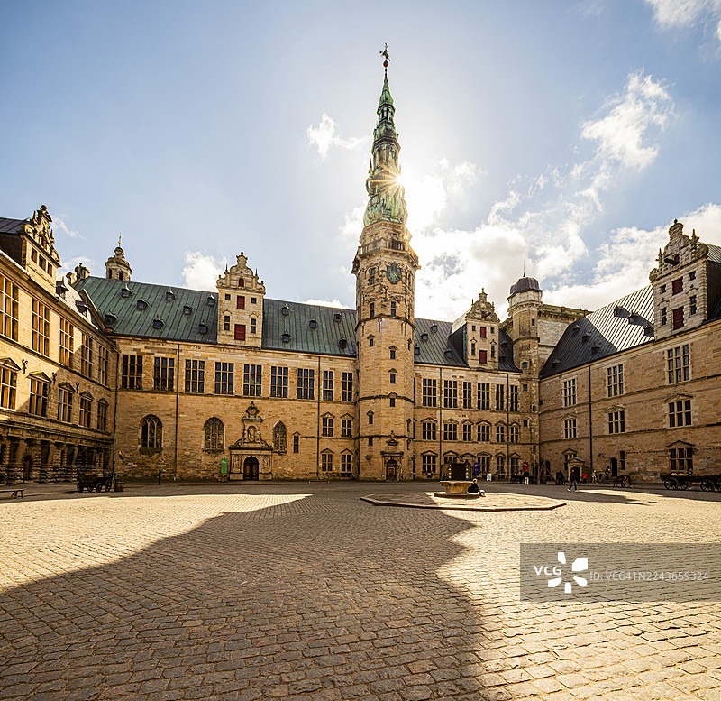 克隆堡宫(哈姆雷特城堡),庭院图片素材