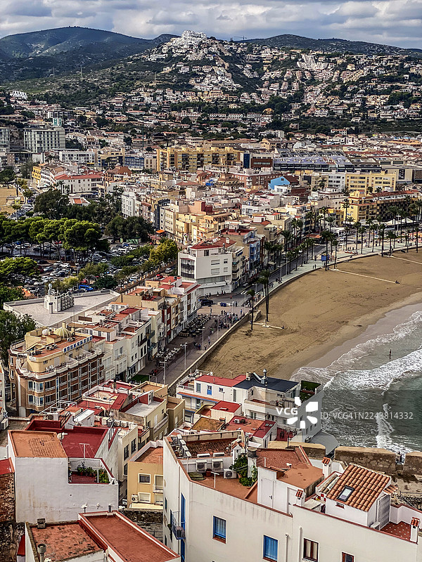 西班牙的佩尼斯科拉市图片素材