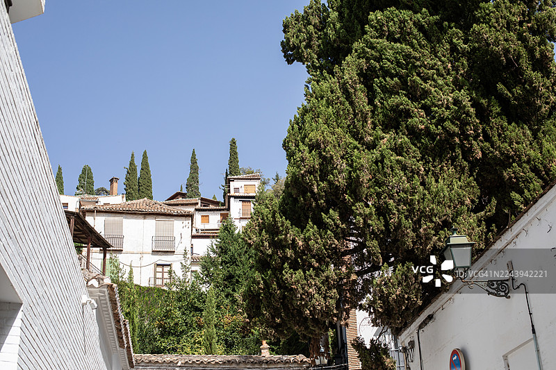 格拉纳达市建筑，安达卢西亚，西班牙图片素材