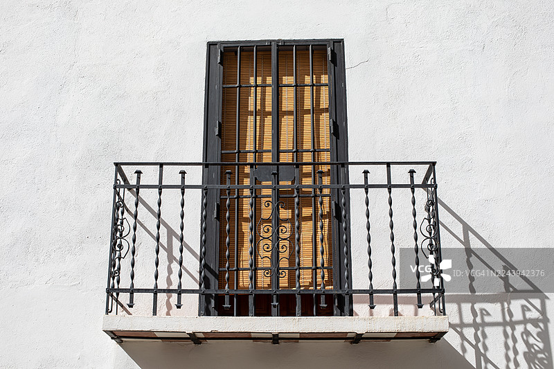 安达卢西亚的粉刷墙壁图片素材