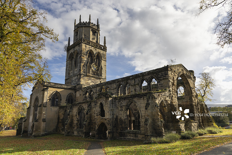 英国西约克郡蓬特弗拉克诸圣教堂图片素材