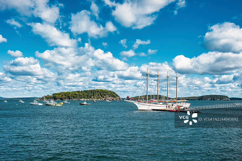 缅因州巴尔港，美国图片素材