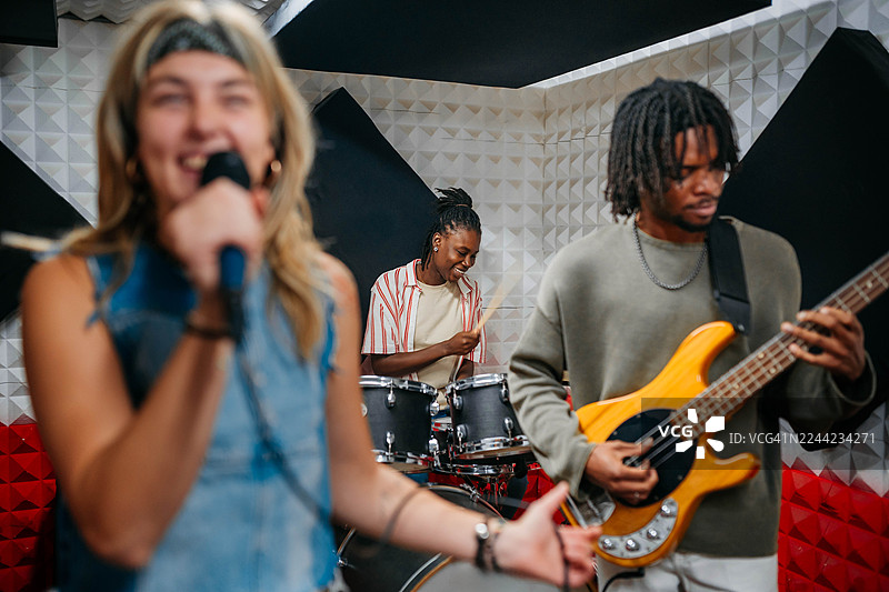 乐队排练图片素材