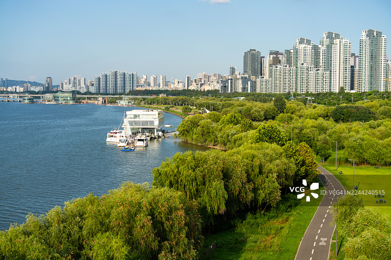 首尔盘浦汉江公园图片素材