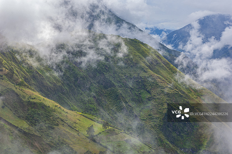 厄瓜多尔，巴尼奥斯附近的帕斯塔萨河图片素材