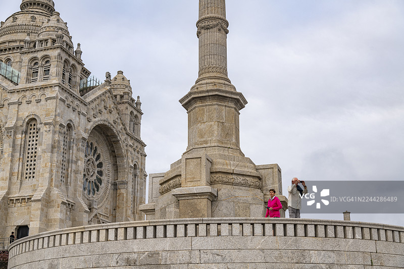 葡萄牙，维亚纳堡，圣卢西亚圣殿图片素材