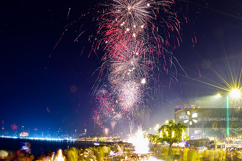 孟买的烟花图片素材