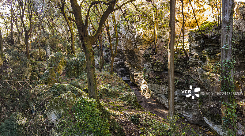 托斯卡纳，贝尔维德考古遗址图片素材