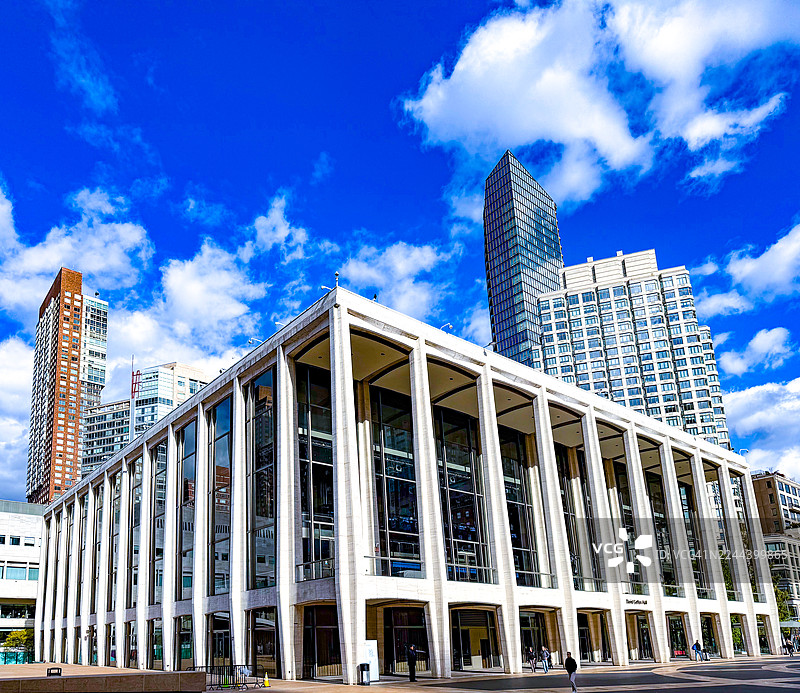 纽约林肯中心的大卫·格芬音乐厅图片素材