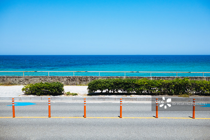 福冈二见浦海滨步道图片素材