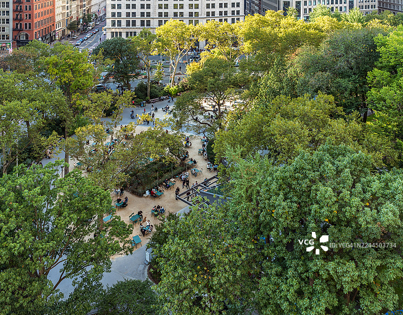 纽约麦迪逊广场公园图片素材