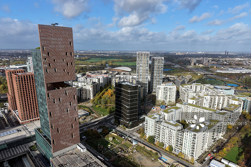 东村和曼哈顿阁楼花园图片素材