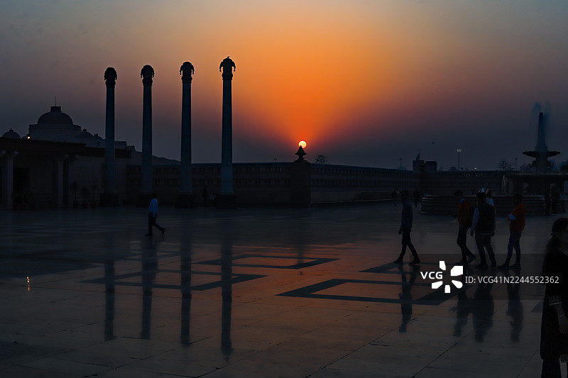 勒克瑙巴布萨海布·安贝德卡纪念公园入口图片素材