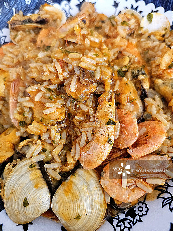 海鲜烩饭图片素材