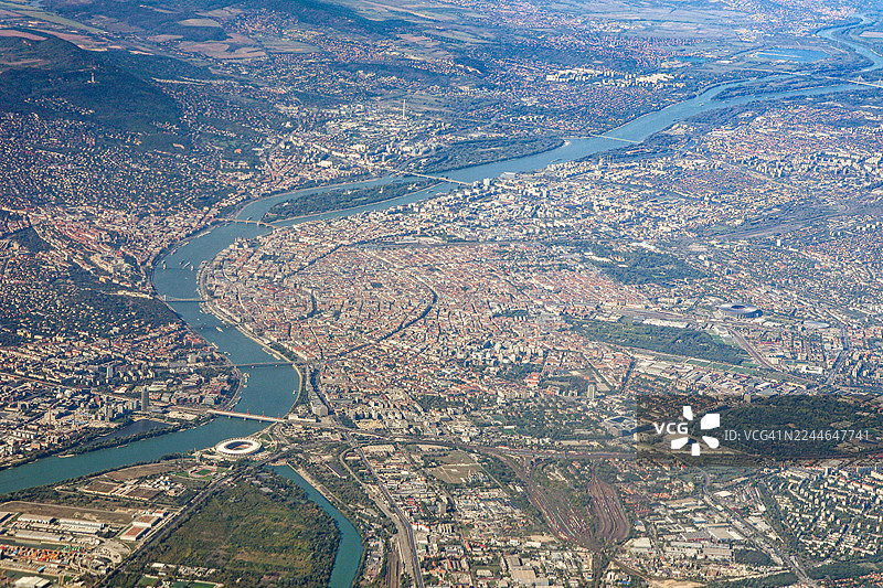 高处俯瞰，布达佩斯全景2图片素材