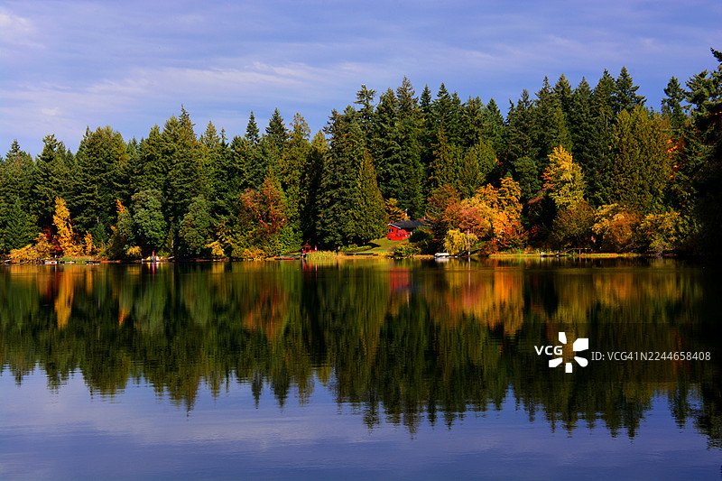 加拿大秋色图片素材