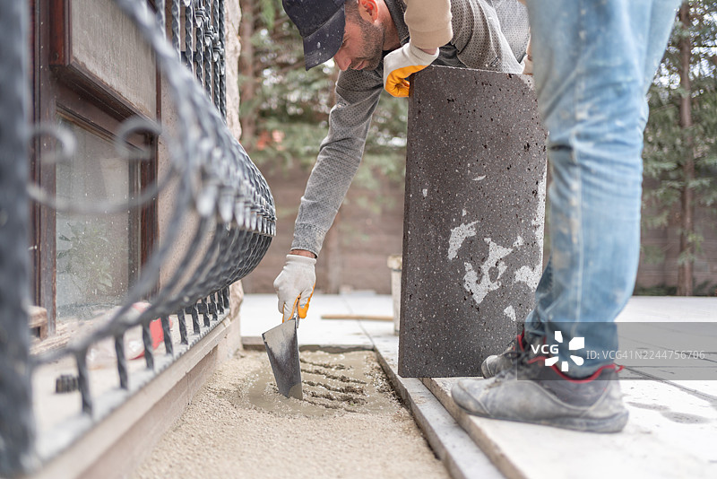 楼层施工图片素材