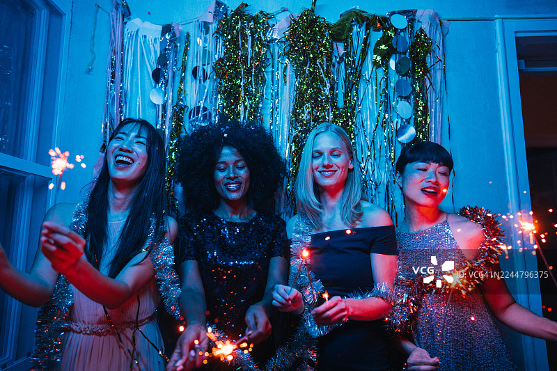 我们的新年夜庆典掠影图片素材