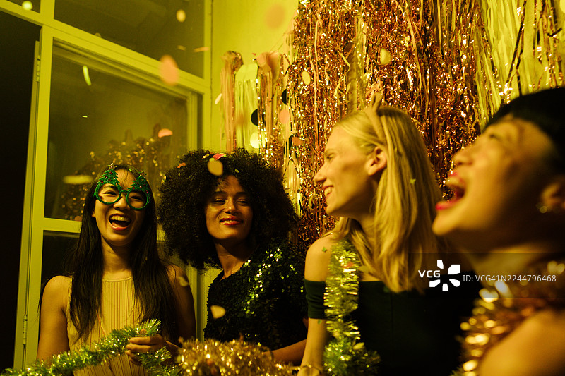 新年夜庆祝活动掠影图片素材