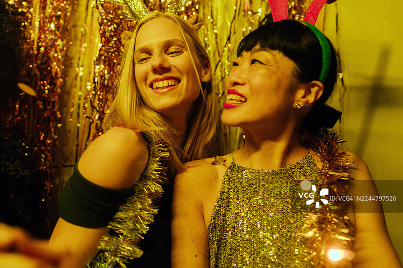 我们跨年夜庆祝活动的掠影图片素材