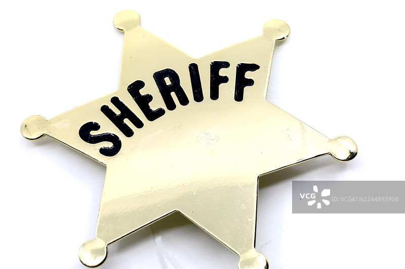 警长的徽章图片素材