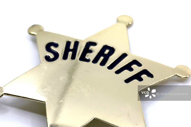 治安官徽章 - 县治安官图片素材
