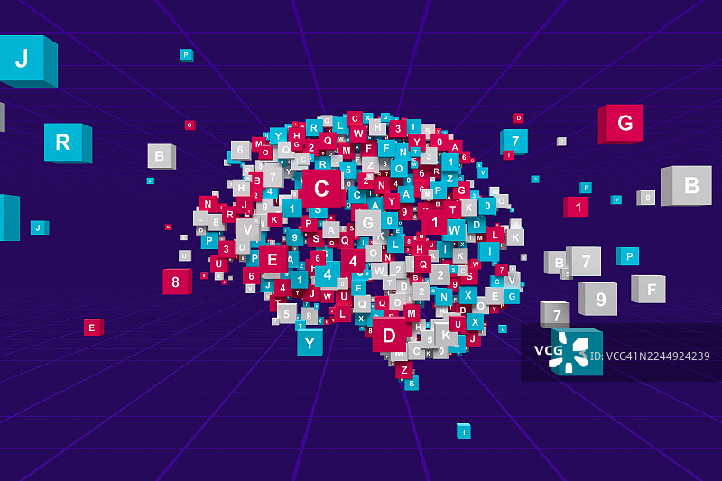 知识单元的认知叠加图片素材