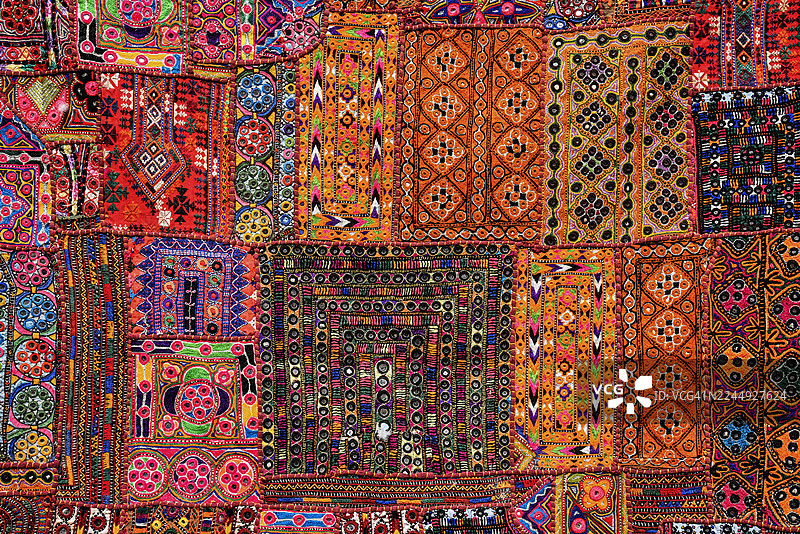 印度拉贾斯坦邦令人难以置信的手工艺艺术图片素材