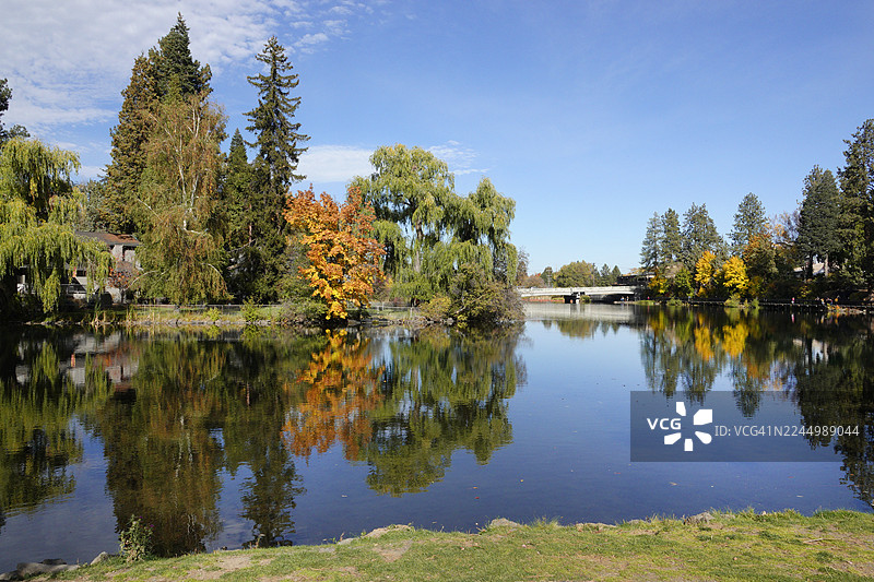 俄勒冈州本德市德雷克公园图片素材