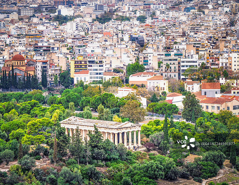 雅典赫菲斯托斯神庙图片素材