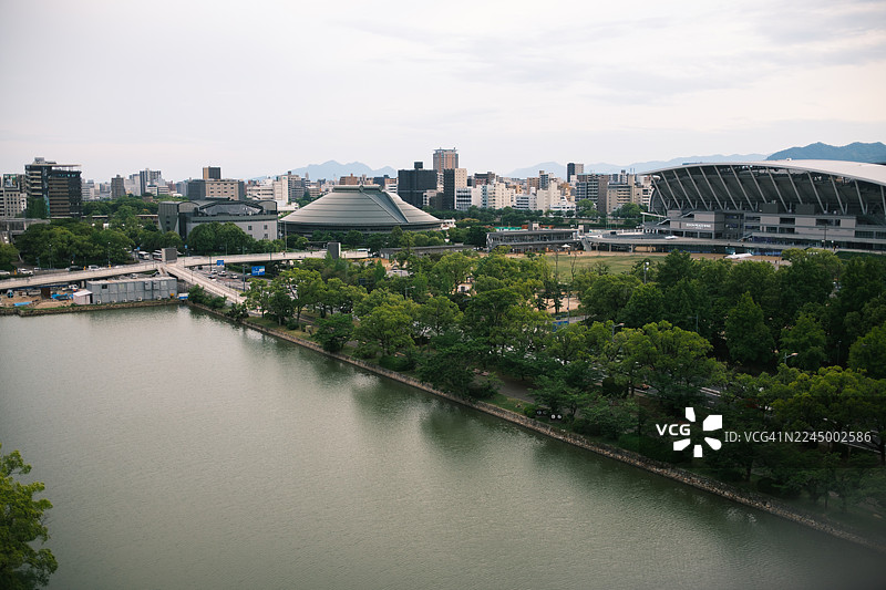 广岛城景观图片素材