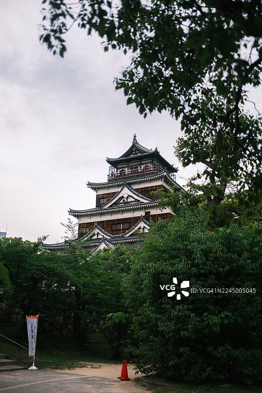 广岛城天守阁图片素材
