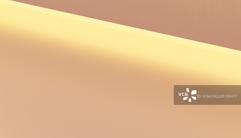 柔和的桃色和黄色渐变，营造出温暖的抽象背景。插画，渲染图片素材