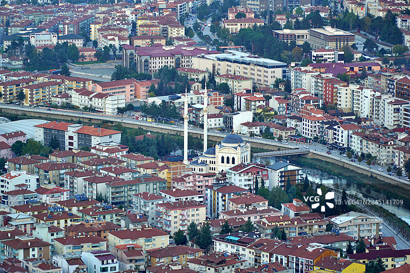 高角度拍摄的阿马西亚图片素材