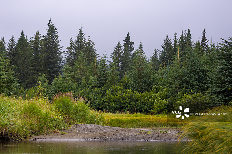 克拉克湖国家公园的风景图片素材