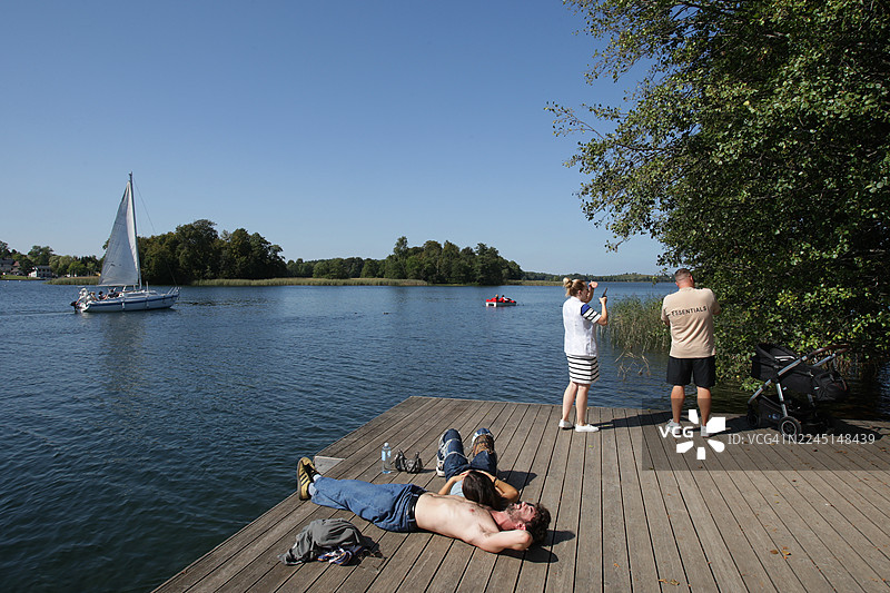 立陶宛特拉凯的日常生活图片素材