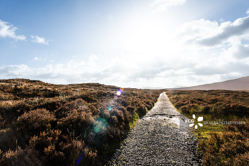 沿着苏格兰西部高地之路徒步图片素材