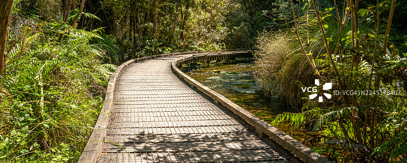 蒂瓦伊科罗普普温泉步道图片素材
