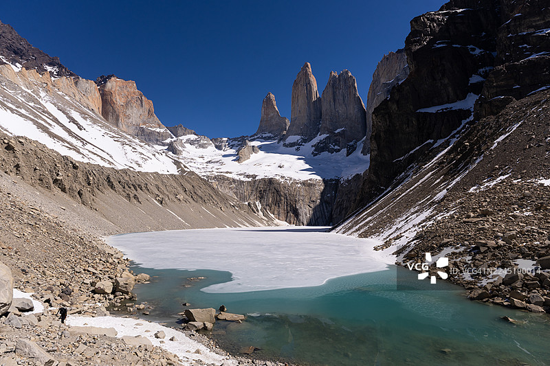 智利巴塔哥尼亚百内塔基地图片素材