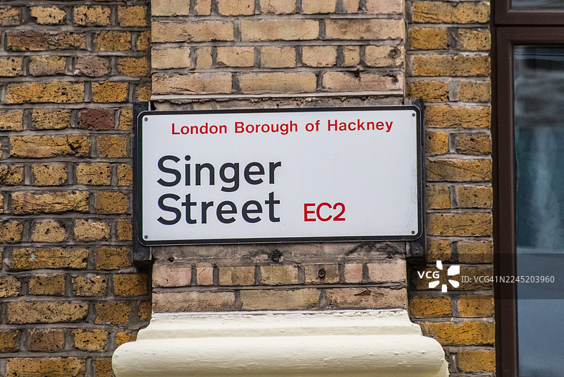 歌手街，伦敦EC2，哈克尼图片素材