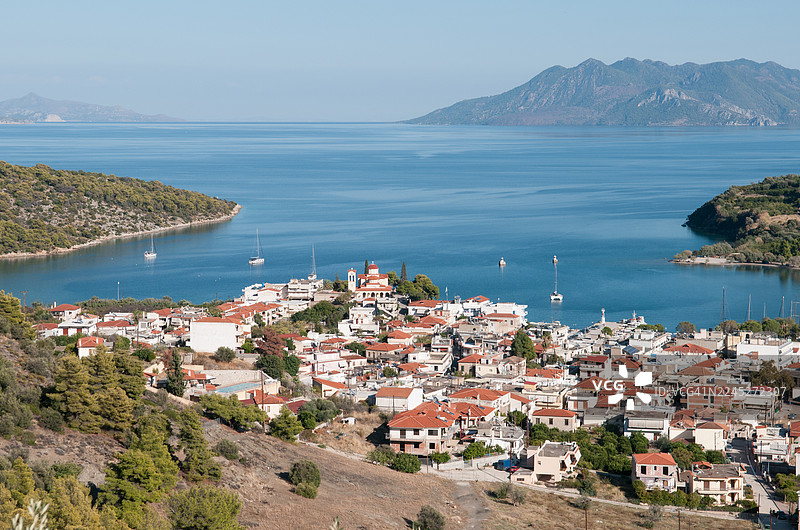 古埃皮达夫罗斯村图片素材