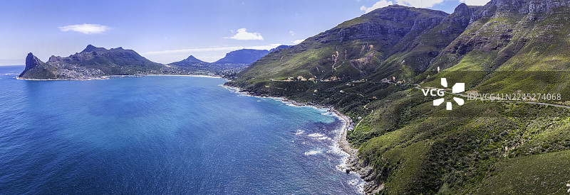 从查普曼峰大道看开普敦的休特湾图片素材